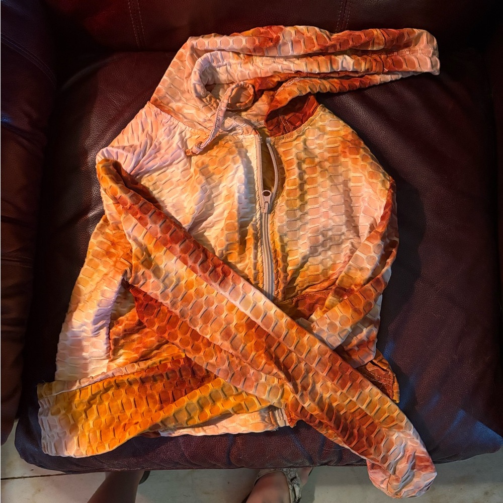 Orange Gradient Women's Hoodie